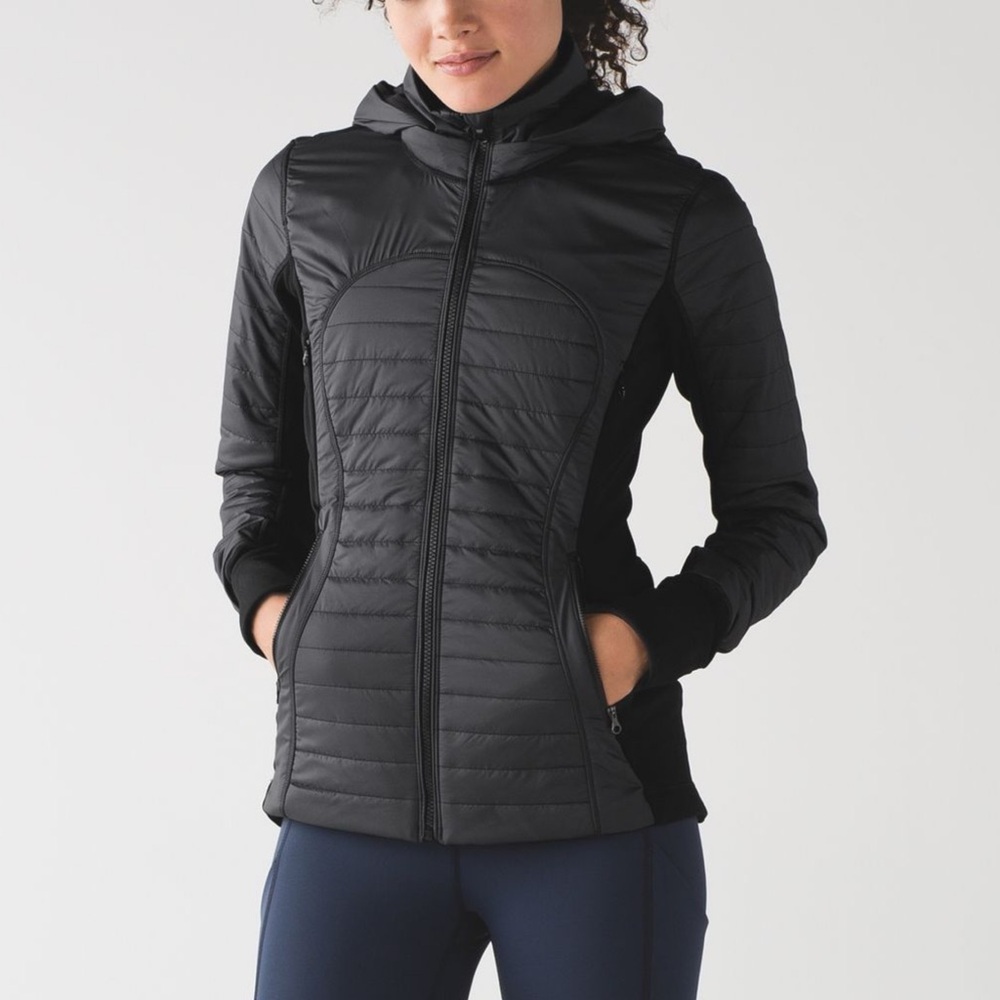 RARE Lululemon First Mile Jacket Sz 8 In Black
